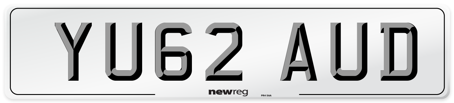 YU62 AUD Number Plate from New Reg